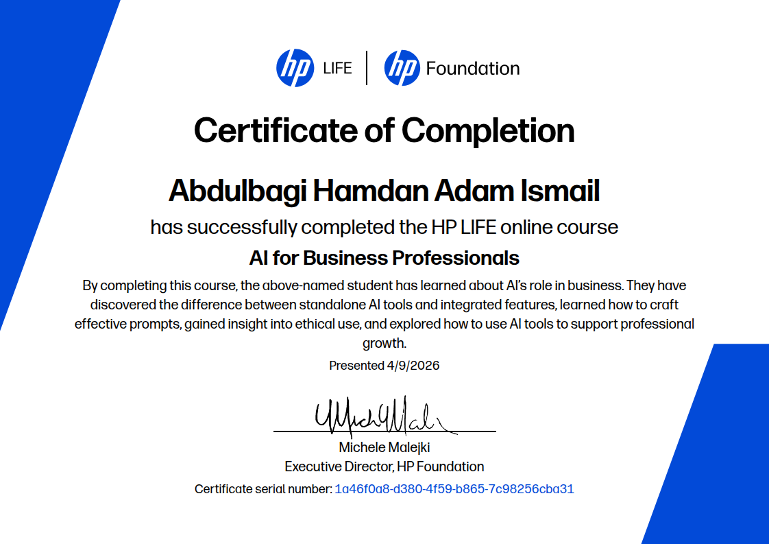 AI for Business  professionals