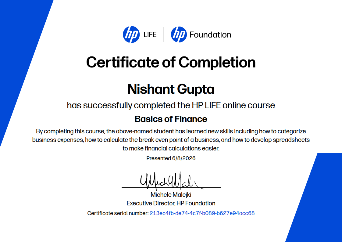 Basics of Finance